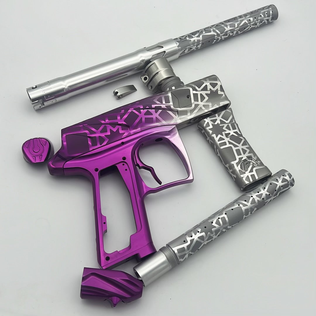 Tekniq Anodizing: Purple/Clear Homesis V2 & Blue/Green Project V2 Anodizing