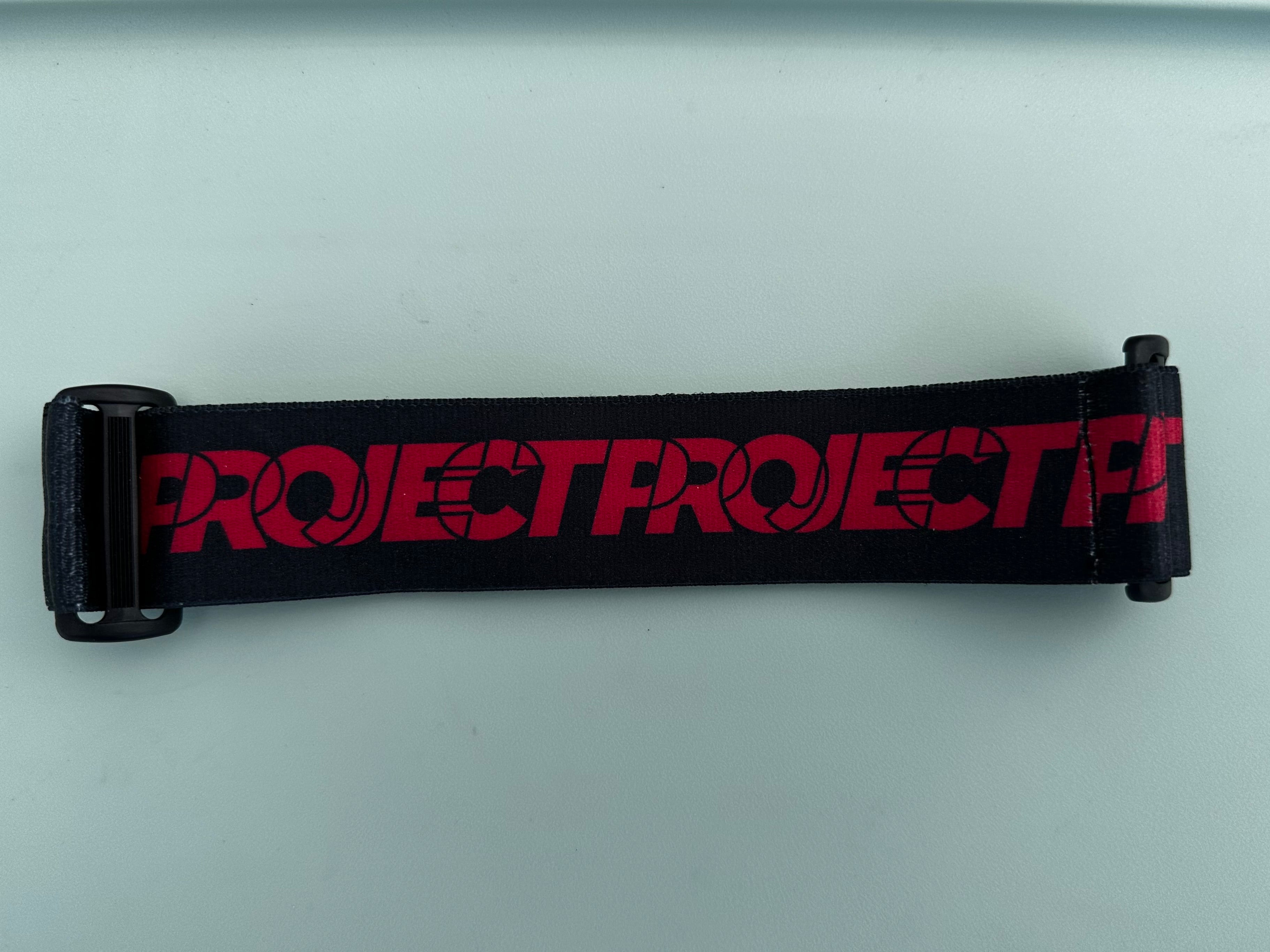 Project Repeating Logo Strap (Black/Red)