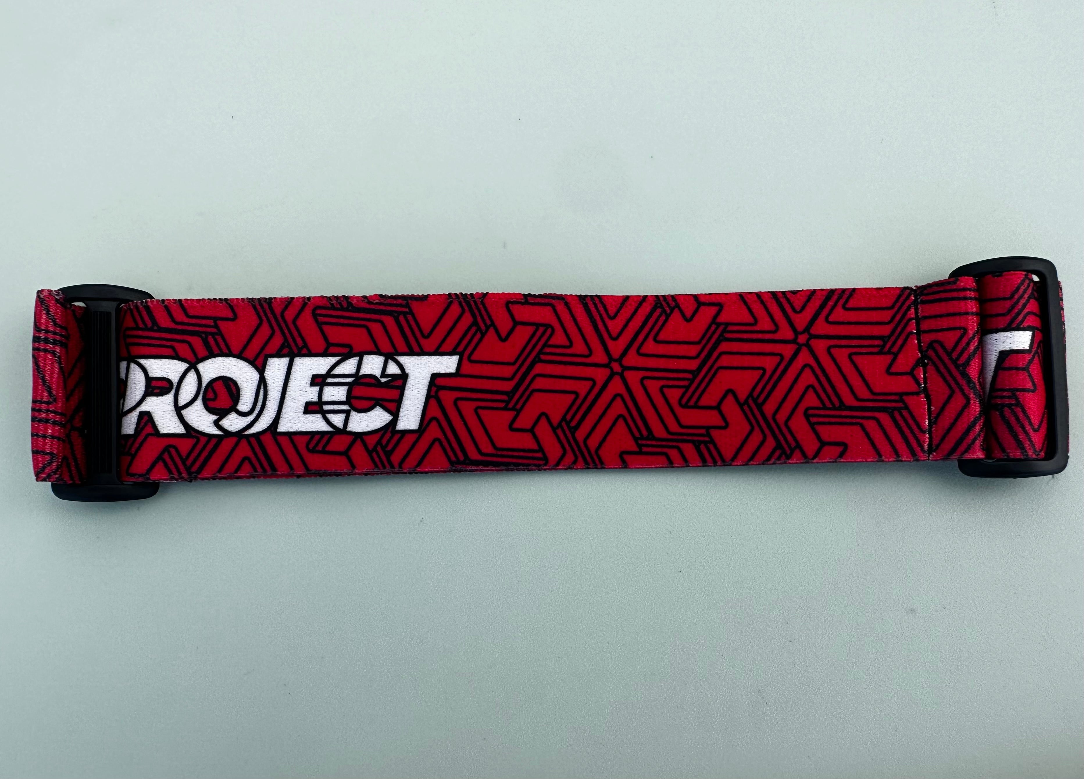 Project Icon Pattern Strap (Red/White)