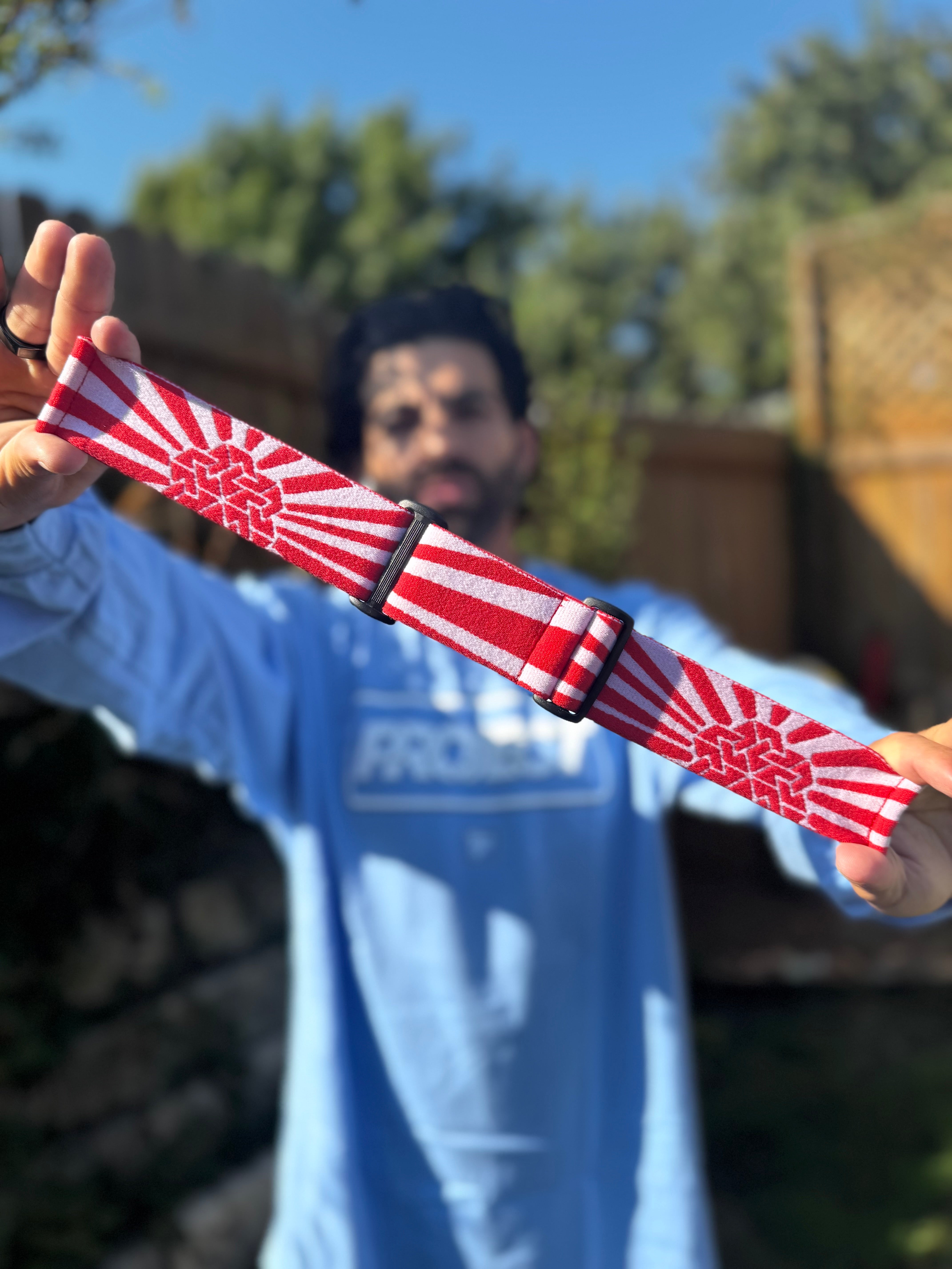 Project Goggle Strap: Rising Sun: Woven
